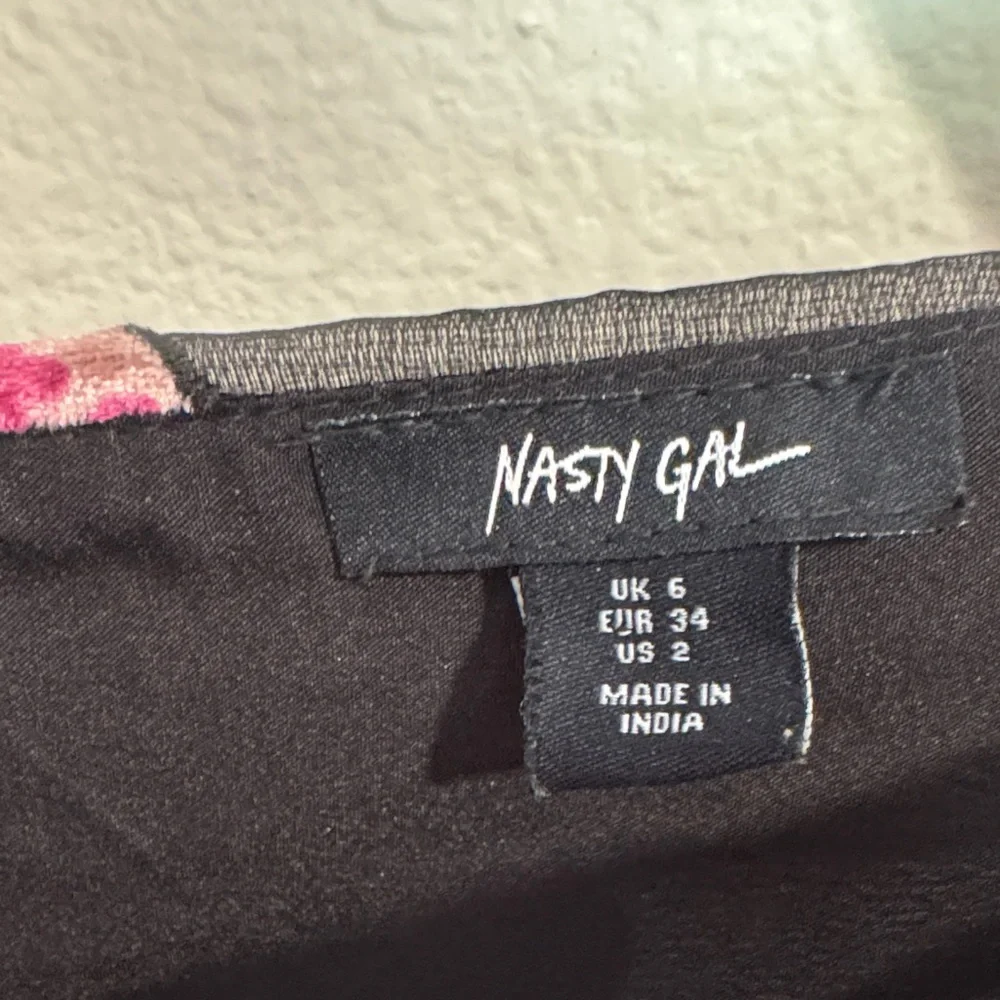 Nasty Gal Floral Black and Pink Jumpsuit - Picture 2 of 9